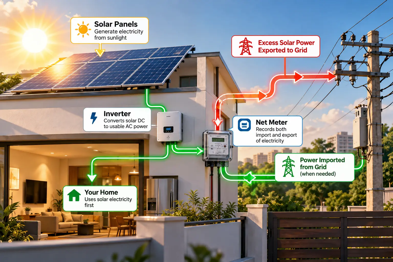 How Net Metering Works in India: A Complete Guide